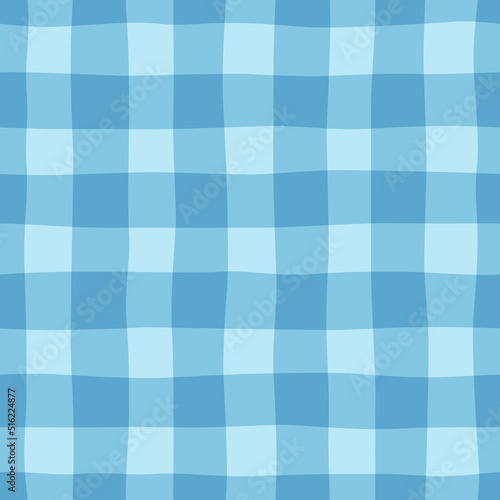 Vector seamless tartan pattern, hand drawn. Cute design for wrapping paper, wallpaper, textile, stationery.
