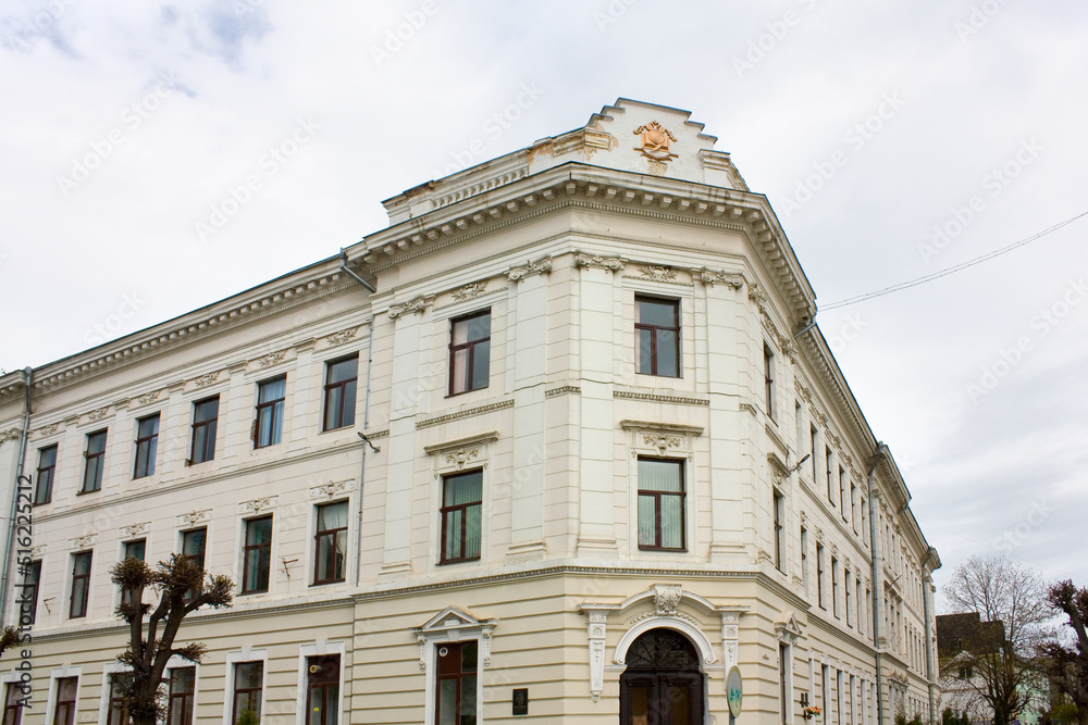 Old historical building in downtown of Kolomyya, Ukraine