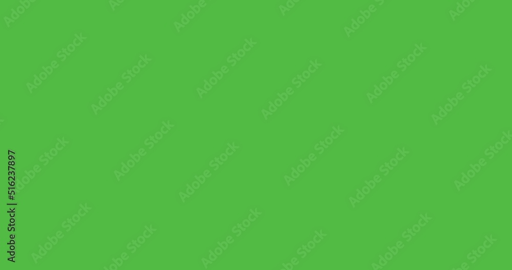 Male Applying Two Independent Paint Brush Strokes Across Green Screen - Can Be Used Together or Isolated Separately.