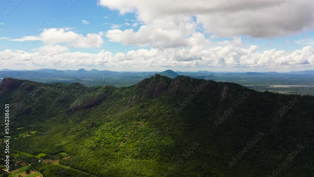 Mountain range with green forest in Sri Lanka. Mountain range with green forest in Sri Lanka.