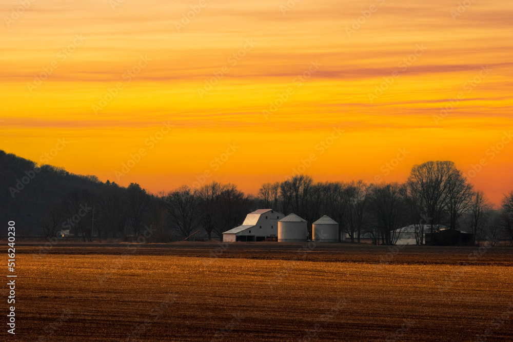 Fototapeta premium Farm in Annada, Missouri, USA