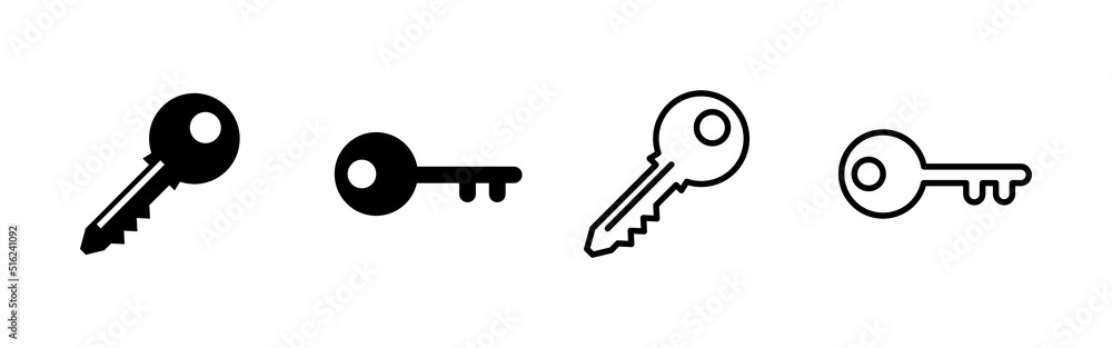 Key icon vector. Key sign and symbol. Key icon vector. Key sign and symbol.