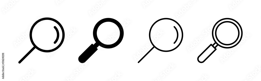 Search icon vector. search magnifying glass sign and symbol Search icon vector. search magnifying glass sign and symbol