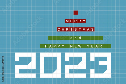 Happy New Year 2023 design.