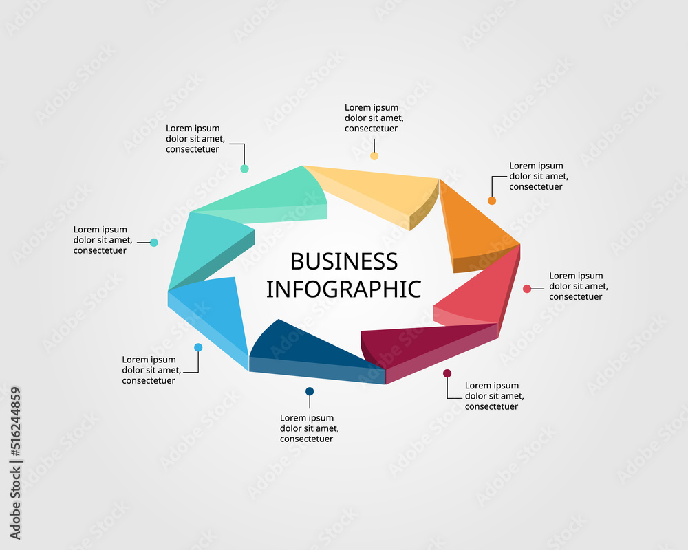 triangle chart template for infographic for presentation for 8 element triangle chart template for infographic for presentation for 8 element