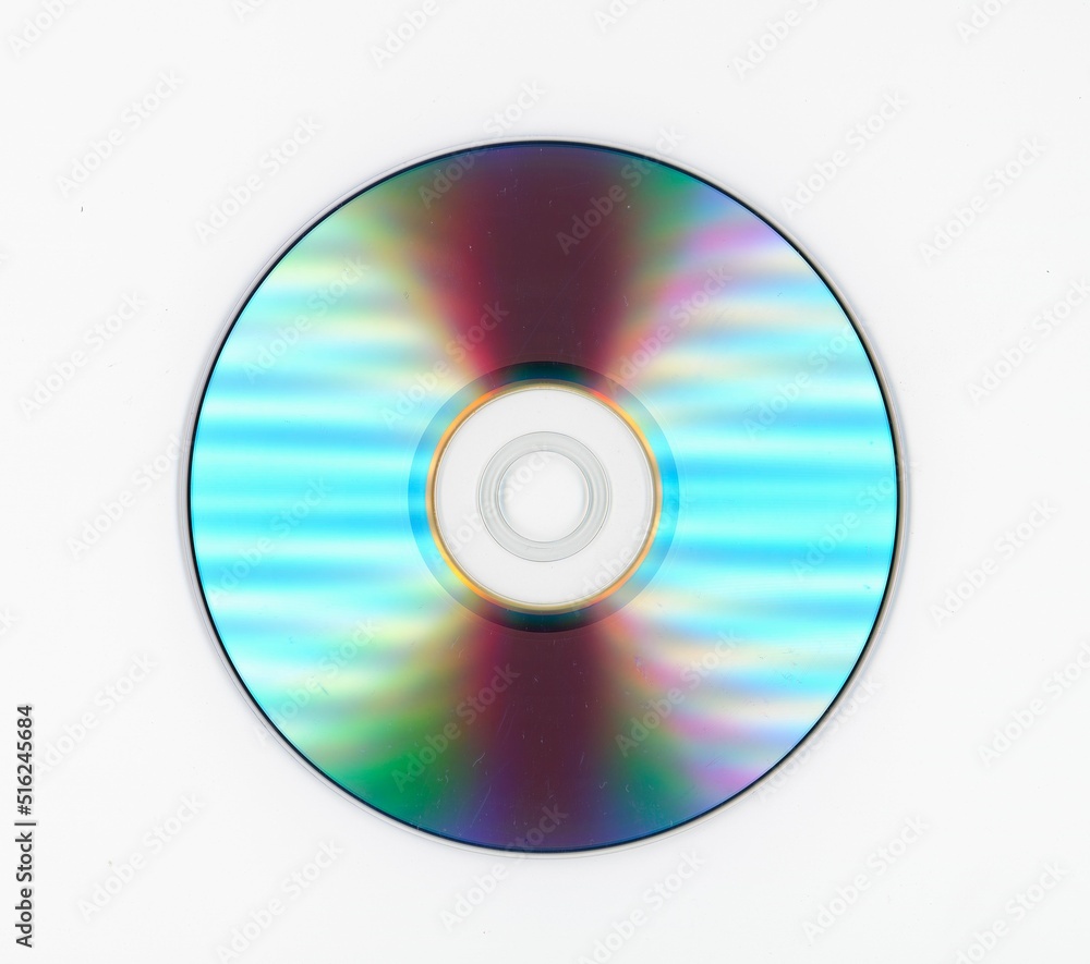cd or dvd disc isolated on white background cd or dvd disc isolated on white background