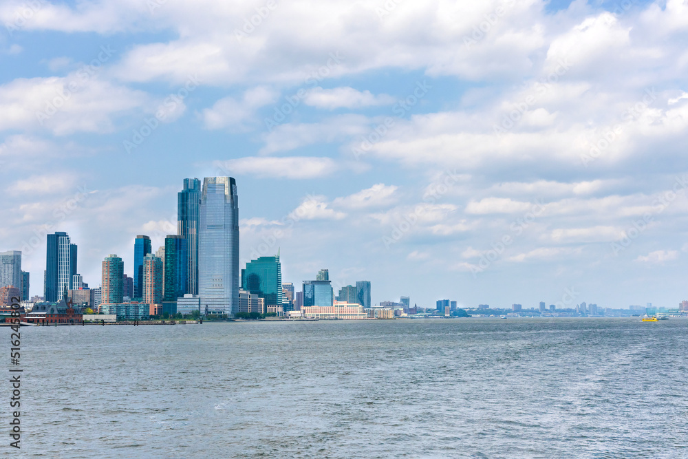 New York City views and Hadson river from a boat.