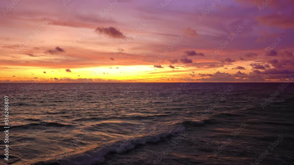 Beautiful sky sunset or sunrise over sea beautiful beach wave Amazing light twilight sky sunset. Cinematic footage beautiful light of nature seascape Landscape Beautiful sky sunset or sunrise over sea beautiful beach wave Amazing light twilight sky sunset. Cinematic footage beautiful light of nature seascape Landscape