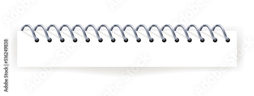 Paper spiral binders for notebooks or journals