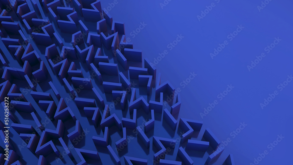 Fototapeta premium Abstract Concept Background Image Semiconductor nanotechnology structure,3d rendering