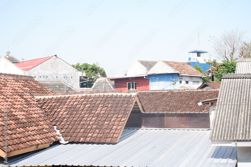 roofs of town