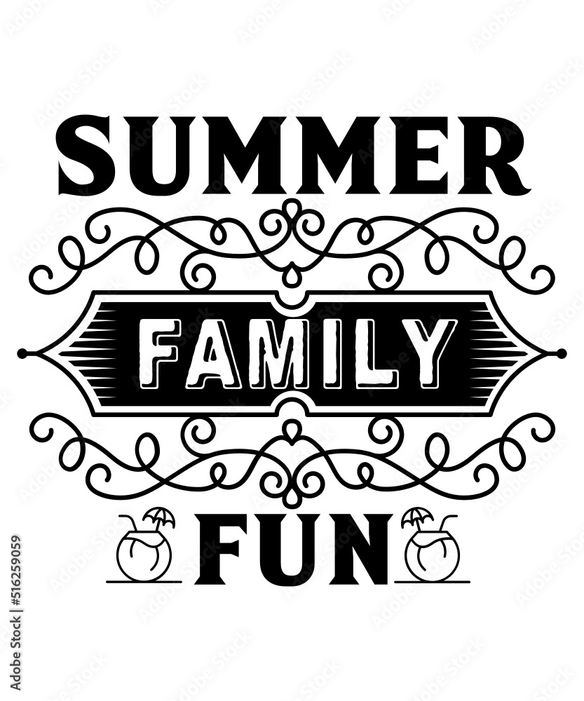 Fototapeta premium Summer Bundle SVG, Summer SVG, Bundle SVG, Beach Svg Bundle, Digital Download, Summertime, Funny Beach Quotes Svg, Beach Shirt Svg,Beach Svg,Summer Svg ,Summer Cut Files,Commercial Svg,Kids Svg,Summ