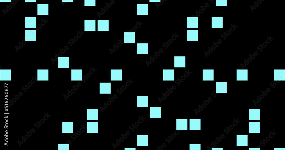 Render with light and green tiles on black Render with light and green tiles on black