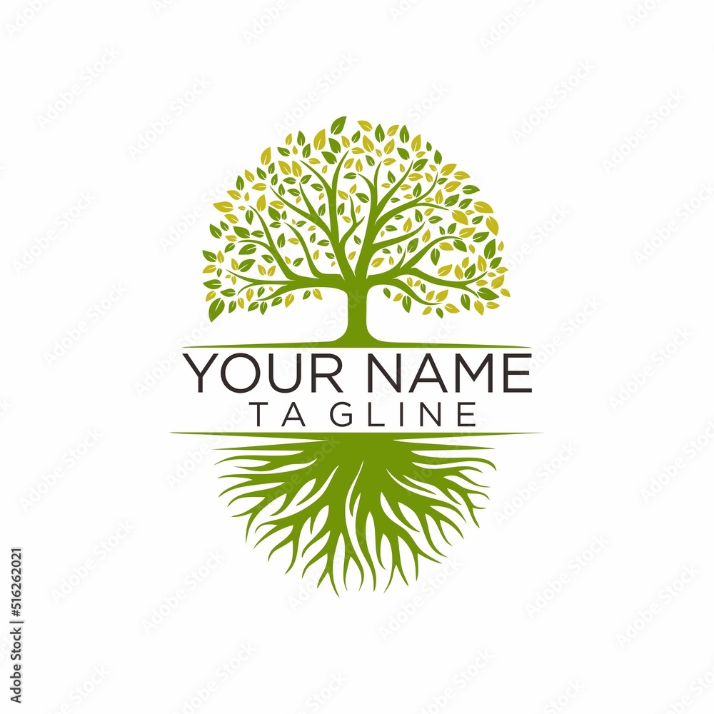 Obraz premium ROOT TREE LOGO