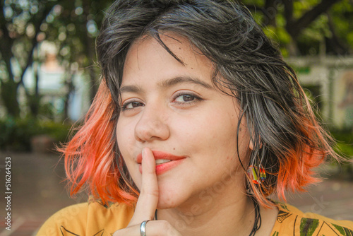 Canvas Print rostro femenino