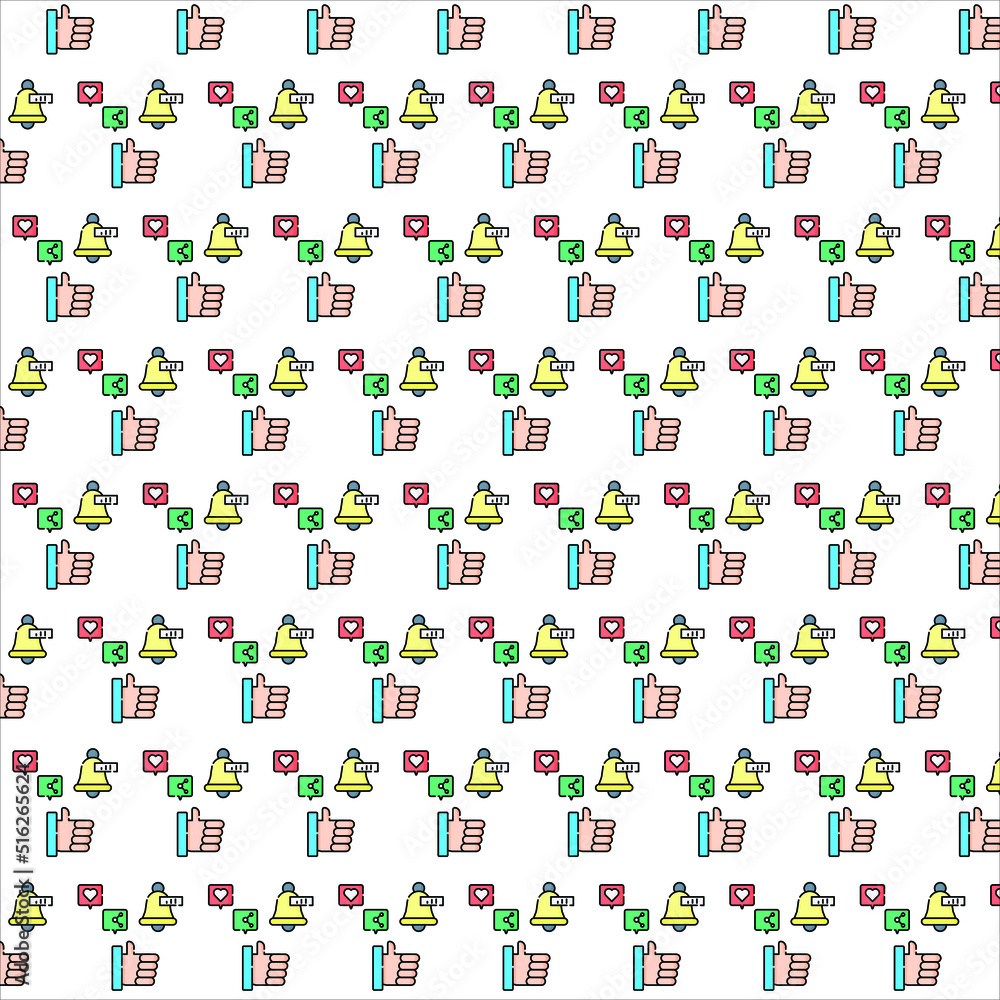 Fototapeta premium seamless pattern with flowers