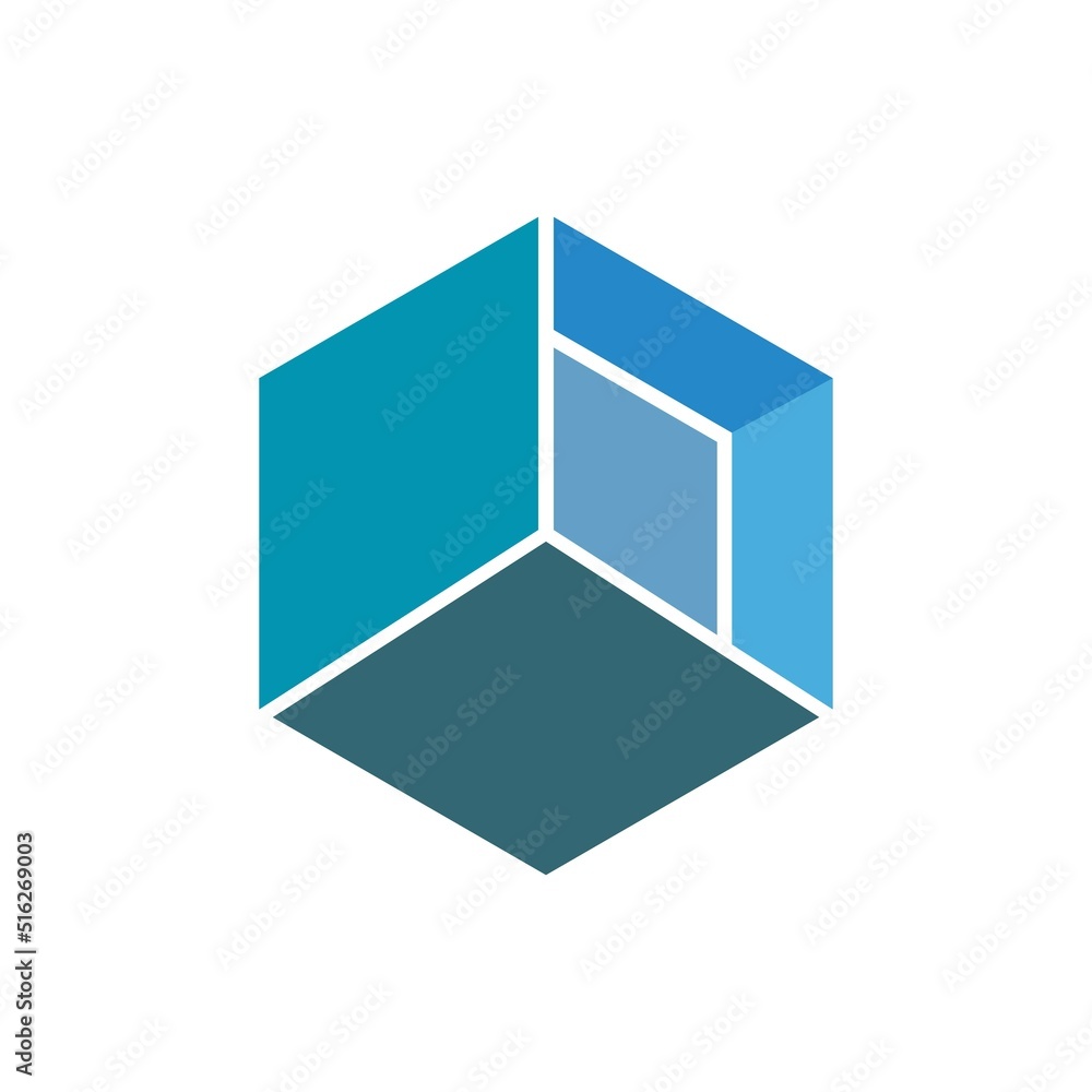 Cube business vector Cube business vector