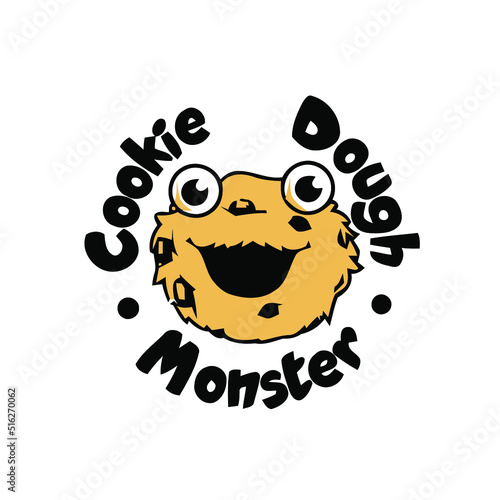 cartoon cookie vector illustration