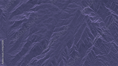 Mountain landscape. Wireframe surface. Peak map. 3d Vector outline illustration.