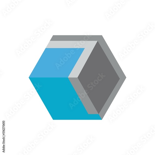 Cube business vector