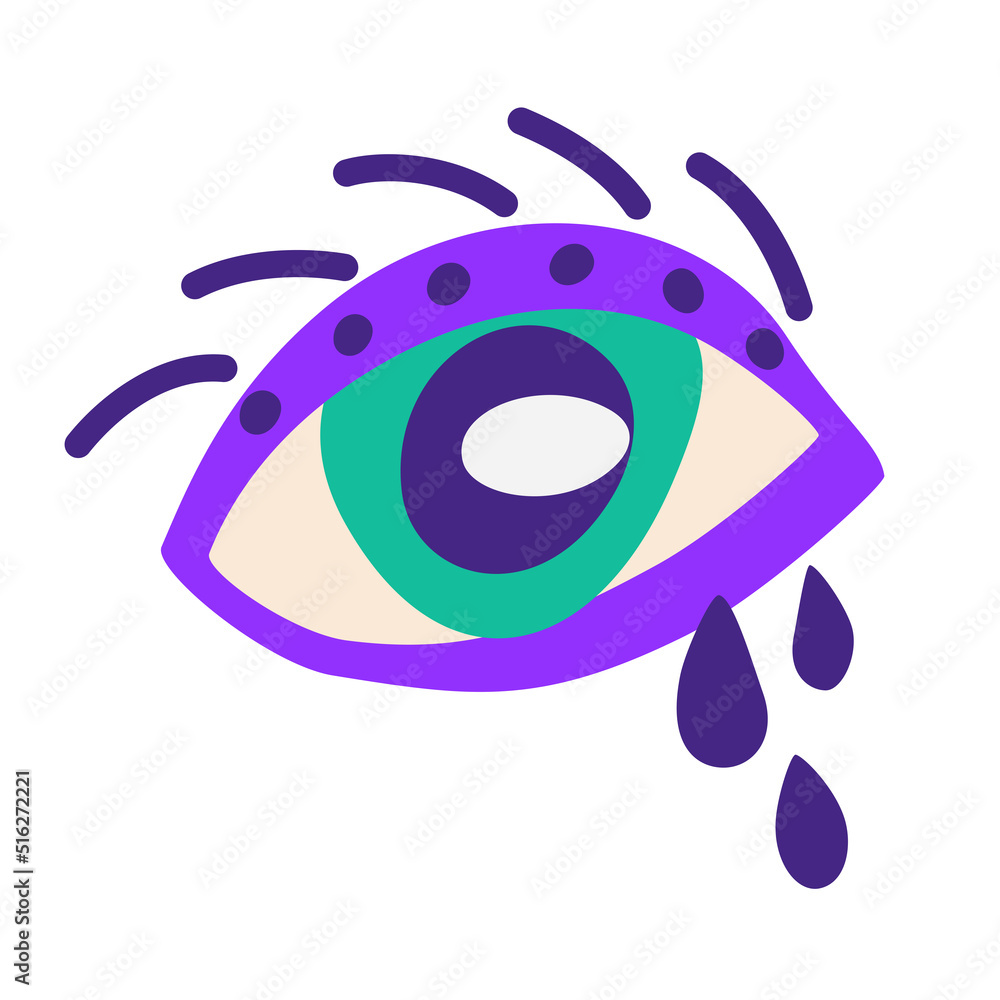 Eye. Element of evil, Ra, Turkish, Greek and esoteric eye of different shapes, highlighted on a white background. Colorful elements of clairvoyance. Vector cartoon illustration. Eye. Element of evil, Ra, Turkish, Greek and esoteric eye of different shapes, highlighted on a white background. Colorful elements of clairvoyance. Vector cartoon illustration.