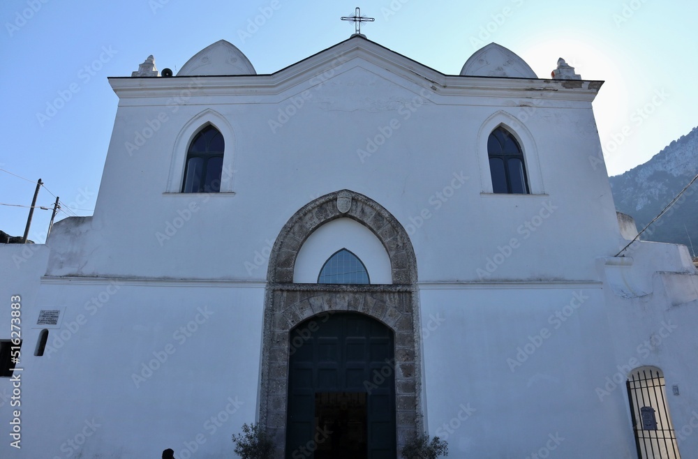 Capri - Facciata della Chiesa di San Costanzo
