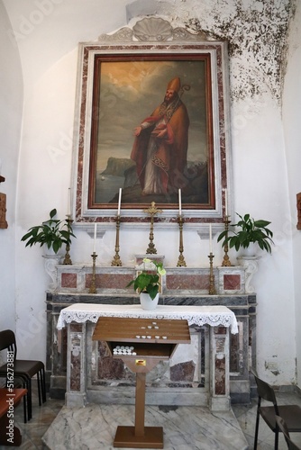 Capri - Cappella laterale nella Chiesa di San Costanzo