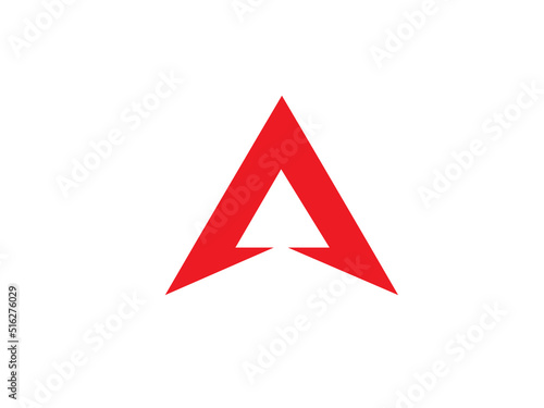 A letter logo design. A letter. Action A letter logo