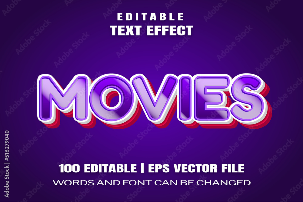 text effects Movies