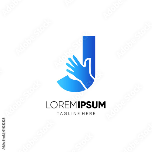 Letter J Initial Hand Logo Design Vector Icon Graphic Emblem Illustration Free Download Letter J Initial Hand Logo Design Vector Icon Graphic Emblem Illustration - GFXLoad