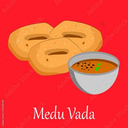 Indian breakfast Medu Vada