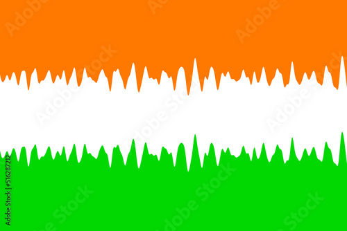 abstract decorative indian flag theme background, indian flag tricolor gradient background
