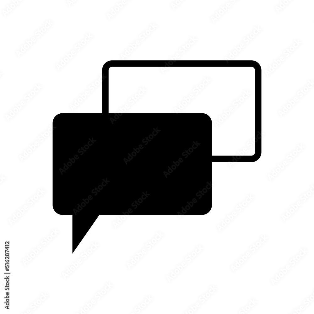 Speech bubble icon Speech bubble icon