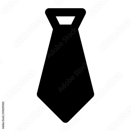 tie glyph icon