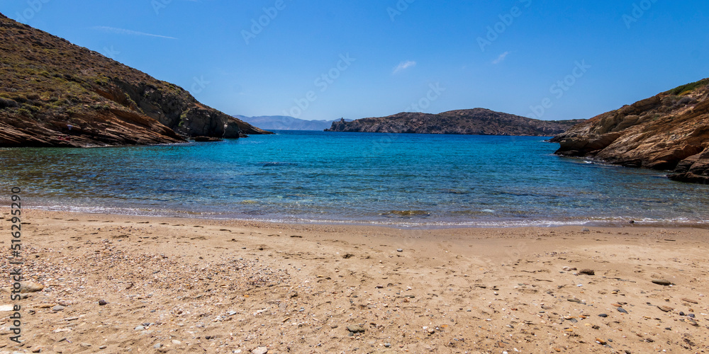 Seascape at Ios island. Cyclades. Greece.