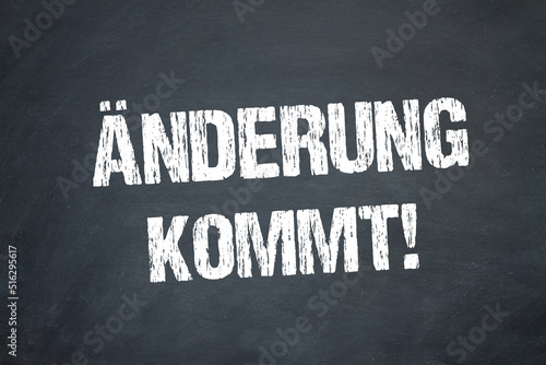 Änderung kommt! photo