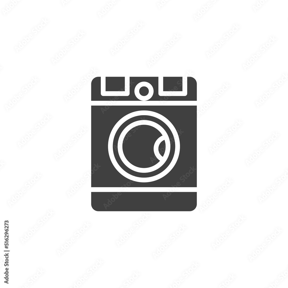 Washing machine vector icon Washing machine vector icon