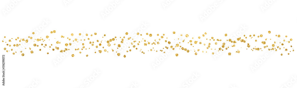 Golden glitter brush stroke backdrop. Stock illustrtaion.