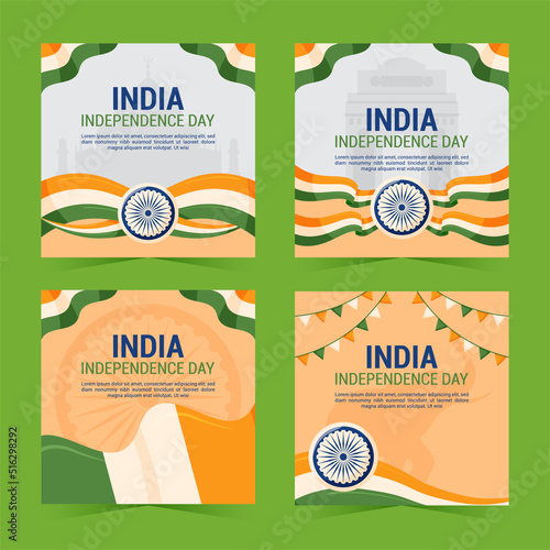 Indian Independence Day Social Media Posts
