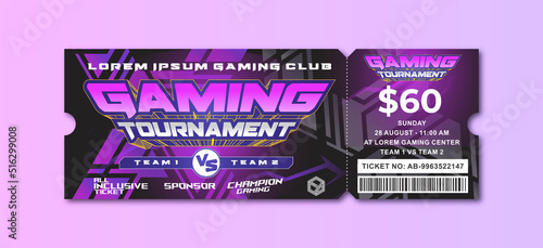 Esport Gaming Tickets