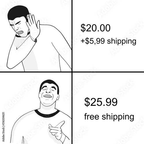 Free shipping meme photo