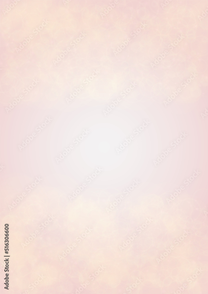 Abstract Vector Pink Background with Silver and White Light Spots. Magic Shiny Pastel Print. Baby Print. Gentle Stardust Pattern. Romantic Bokeh Blurred Page Design for St' Valentines Day.
