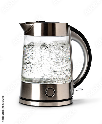 Photos Electric kettle on white background