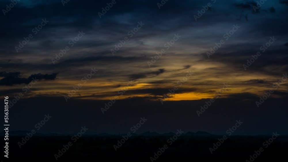 4k Time-lapse, View of Colorful dramatic sky sunset or sunrise with Moving clouds background on Mountain, Time lapse sky with cloud in nature and travel concept. High quality video nature foottage, 4k Time-lapse, View of Colorful dramatic sky sunset or sunrise with Moving clouds background on Mountain, Time lapse sky with cloud in nature and travel concept. High quality video nature foottage,