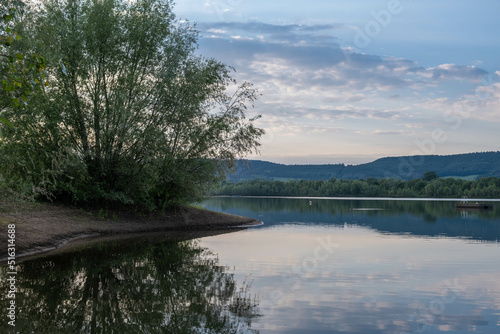 Landscape of Lake Hohenrode in Germany