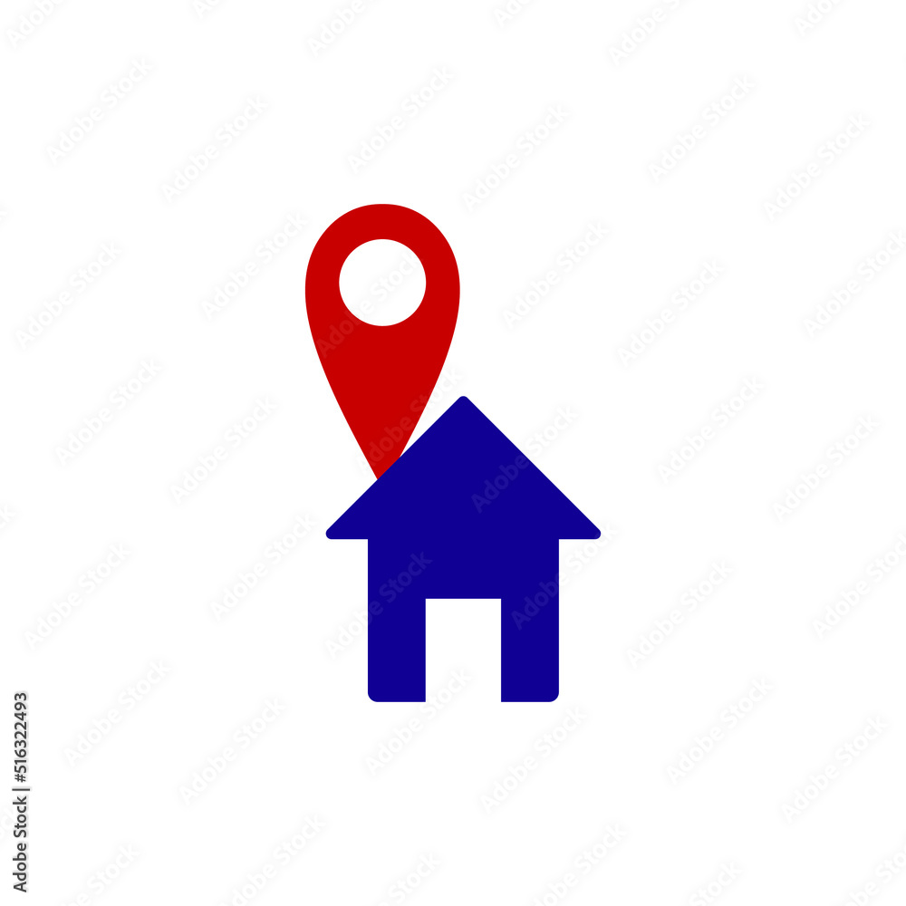 House location icon map gps pin. House location icon map gps pin.