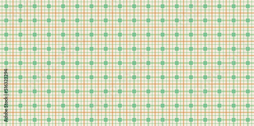 green and orange colored fabric pattern texture - vector textile background for your design 