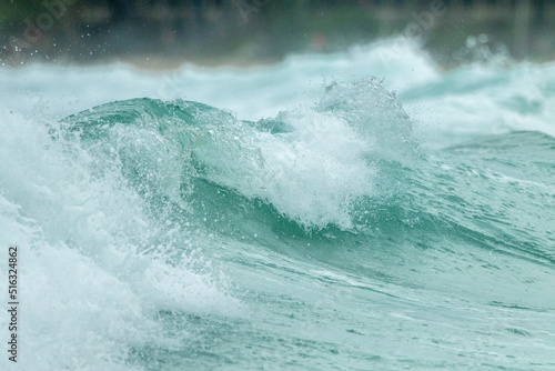 spiral wave in monsoon season Andaman sea of Phuket