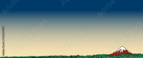 浮世絵　富士山　その2