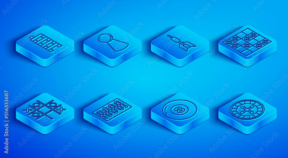 Set line Mahjong pieces, Chip for board game, Dart arrow, Board, Billiard pool snooker ball, of checkers, Tic tac toe and Casino roulette wheel icon. Vector Set line Mahjong pieces, Chip for board game, Dart arrow, Board, Billiard pool snooker ball, of checkers, Tic tac toe and Casino roulette wheel icon. Vector